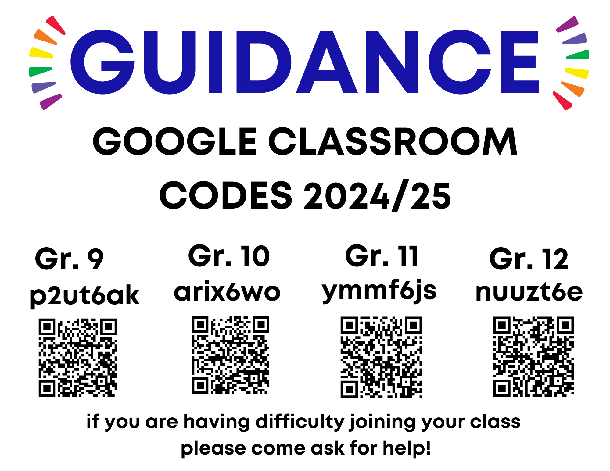 Guidance GC 2024.25